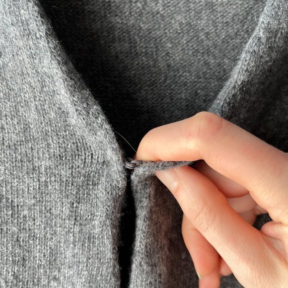 Ann Taylor Grey Sweater Duster Cardigan - Picture 7 of 7